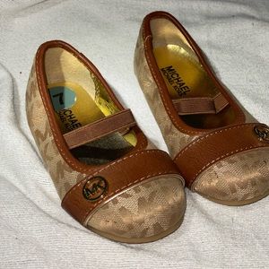 Michael Kors toddler slip ons size 7